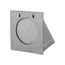 4" Paint-Grade Steel Wall Exhaust Hood Vent w/ Damper, Flush Mount (26-Gauge)