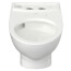 Glenwall VorMax 1.28 gpf Back Outlet Elongated Wall-Hung EverClean Toilet Bowl Only (White)