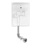 Royal 140-WB ES-S Concealed Sensor Hardwired Urinal Flushometer, L Dimension 2-3/4" - 10-3/4" (3.5 GPF/13.2 LPF)