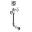 Royal 140-WB ES-S Concealed Sensor Hardwired Urinal Flushometer, L Dimension 2-3/4" - 10-3/4" (3.5 GPF/13.2 LPF)