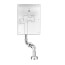Royal 153-WB ES-S Concealed Sensor Hardwired Urinal Flushometer, L Dimension 2-3/4" - 10-3/4" (3.5 GPF/13.2 LPF)