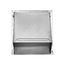 8" Galvanized Wall Exhaust Hood Vent w/ Spring Damper & 1/4" Wire Mesh Screen, 6" Pipe (26-Gauge)