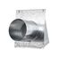 6" Galvanized Fresh Air Intake Vent w/ 1/4" Wire Mesh Screen, No Damper, 6" Pipe (26-Gauge)