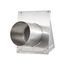 8" Aluminum Fresh Air Intake Vent w/ 1/4" Wire Mesh Screen, No Damper, 6" Pipe (22-Gauge)
