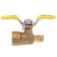 1/2" Expansion PEX x FNPT Full Flow Forged Brass Ball Valve w/ Wing T-Handle (Lead Free)