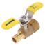 1/2" Expansion PEX x FNPT Full Flow Forged Brass Ball Valve w/ Wing T-Handle (Lead Free)