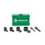 Standard Round 1/2" - 1-1/4" Manual Knockout Set