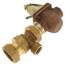 1/2" Brass Combination Boiler Feed Valve & Backflow (Sweat x NPT)