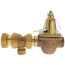 1/2" Brass Combination Boiler Feed Valve & Backflow (Sweat x NPT)
