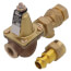 1/2" Brass Combination Boiler Feed Valve & Backflow (Union Press x NPT)
