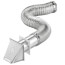 4" x 8 Ft. Flexible Aluminum Semi-Rigid All Metal Vent Kit