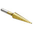 1/4" to 3/4" Step Drill Bit w/ 9 Hole Sizes