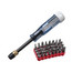 33 Piece Quick Change Screwdriver Set - Tamper-Proof Bit Block