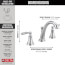 Woodhurst Two Handle Widespread Bathroom Faucet (Chrome), 3532LF-MPU