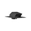 4" Black ABS Plastic Roof Exhaust Vent w/ Damper & Removable Screen, Snap-On Collar