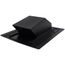 4" Black Plastic Roof Vent