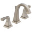 Dryden Two Handle Widespread Bathroom Faucet (Stainless, Metal Pop-Up Drain)
