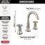 Trinsic 2 Handle Widespread Bathroom Faucet (Stainless), 3558-SSMPU-DST