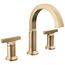 Tetra 2 Handle Widespread Bathroom Faucet (Lumicoat Champagne Bronze), 355887-CZ-PR-DST