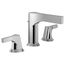 Zura Two Handle Widespread Bathroom Faucet, 1.20 GPM (Chrome), 3574-MPU-DST