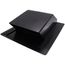 8" Black Plastic Roof Vent