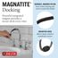 Cassidy 2 Handle Widespread Pull Down Bathroom Faucet (Chrome), 3597-PD-DST