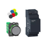Harmony Wireless Push Button & Non-Configurable Receiver + 1 Black Cap, w/o Battery, Plastic (24 VDC)