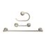 Graeden 3 Piece Kit Includes 18" Towel Bar, Paper Holder, And Towel Ring (Brushed Nickel), Y0993BN