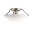 15.5" 3 Light Semi Flush (Brushed Nickel)