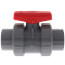 1-1/2" Socket x FNPT Gray CPVC True Union 2000 Ball Valve