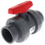 1-1/2" Socket x FNPT Gray CPVC True Union 2000 Ball Valve