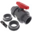 2" Socket x FNPT Gray CPVC True Union 2000 Ball Valve