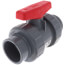 2" Socket x FNPT Gray CPVC True Union 2000 Ball Valve
