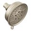 Brushed Nickel 4 Function 4-3/8" Diameter Shower Head, 2.5 Gpm, 3638BN
