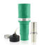 Rhino-Hide Single Pole Female Connector (Contact, Insulator, & Dust Cap), Crimped, 444 MCM Cable, 1000V 796A Max (Green)