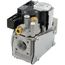 1/2" x 1/2" NPT Universal Gas Valve, 24 VAC, Single Stage, Slow Opening, LP Kit, and 1/4" Connectors