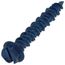 3/16" x 1-1/4" Slotted Hex Washer Head Concrete Screw Anchor (Pack of 100)