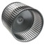 12" x 10-1/2" CW Blower Wheel w/ 1/2" Bore