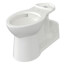 Yorkville 1.1/1.28/1.6 gpf Pressure Assist Chair Height Back Outlet Elongated EverClean Toilet Bowl Only (White)
