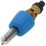 Flow Meter Valve w/ Blue Plastic Cap for 1-1/4" LK Stainless Steel Manifold