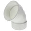 8" PVC DWV 60° Elbow