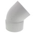14" PVC DWV 45° Street Elbow