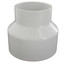 6" x 3" PVC DWV Reducer Coupling (Fabricated)