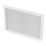 10" x 6" (Wall Opening Size) Satin Anodized Aluminum Double Deflection Register (HVD Series)