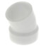 12" PVC DWV 22.5° Street Elbow