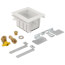 MODA Fire Rated Gas Supply Box, BR, 1/2" NPT Single Valve