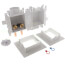 MODA Sweat Washing Machine Outlet Box, 1/4 Turn, Standard Pack