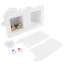 MODA PEX Crimp Washing Machine Outlet Box, 1/4 Turn, Standard Pack