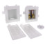 MODA Washing Machine Outlet Box w/ 1/4 Turn Valves & Hammer (F1960 Expansion PEX)