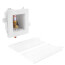 MODA Sweat Ice Maker Outlet Box w/ Water Hammer Arrestor, 1/4 Turn, Standard Pack
